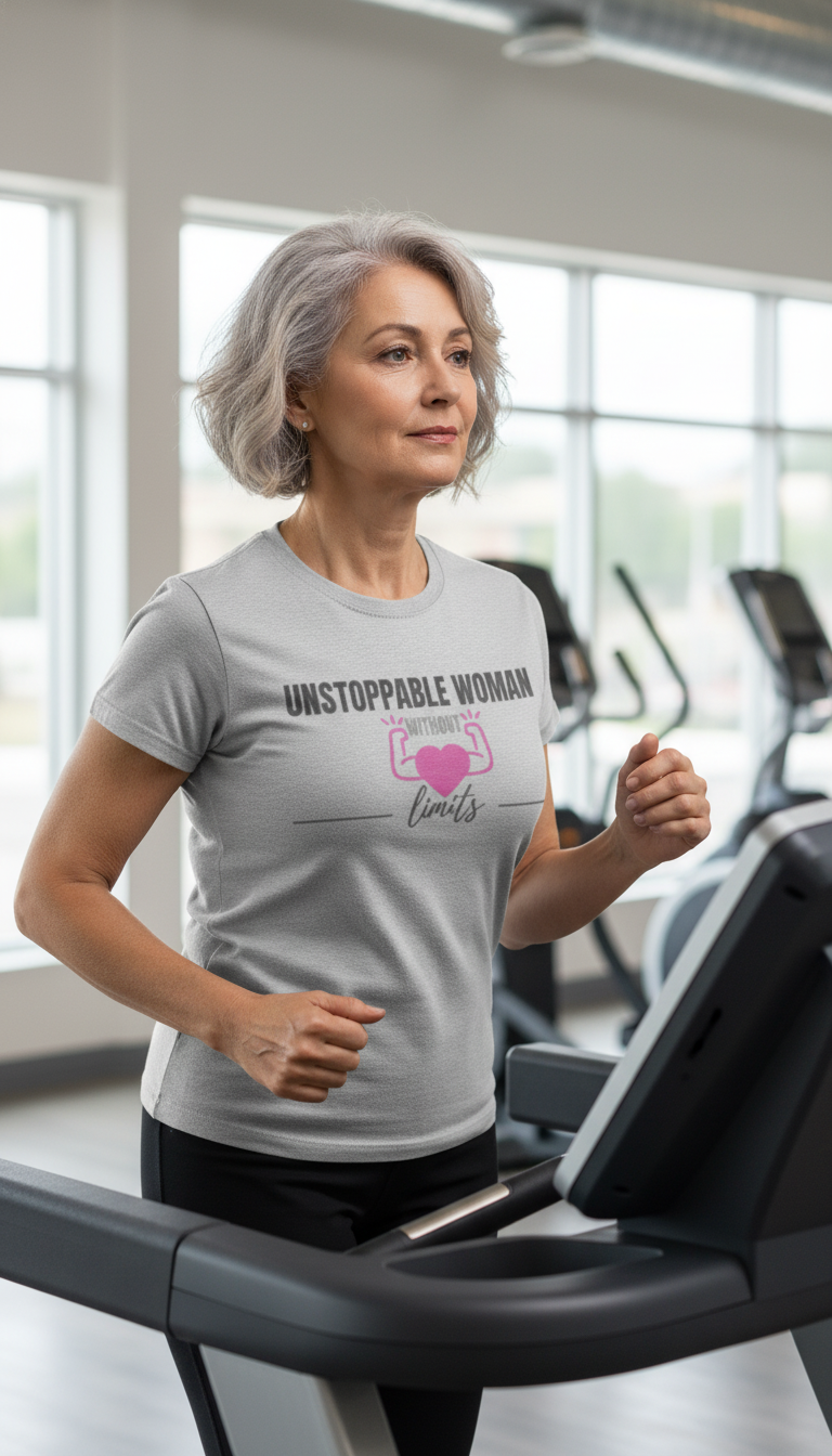 Camiseta para damas "Unstoppable woman without limits"