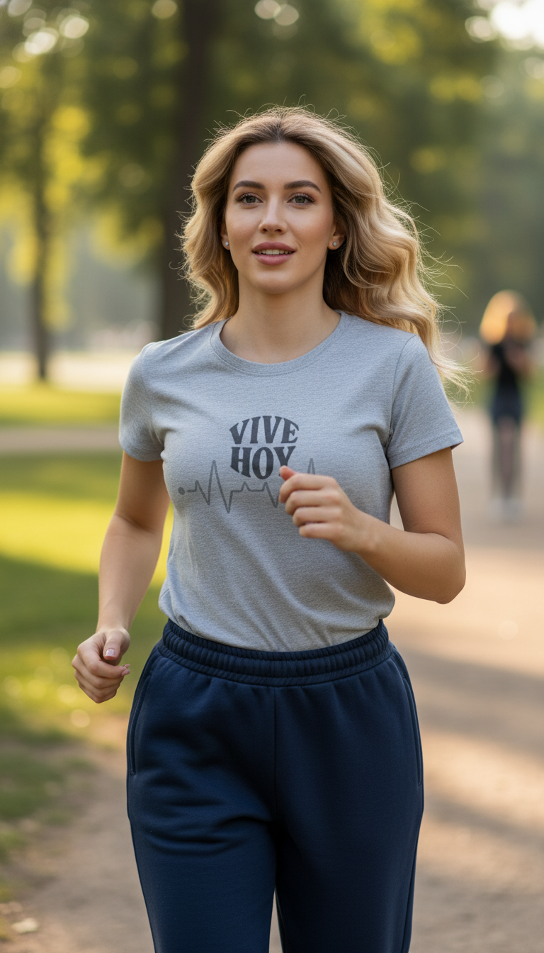 Camiseta para dama "Vive hoy"
