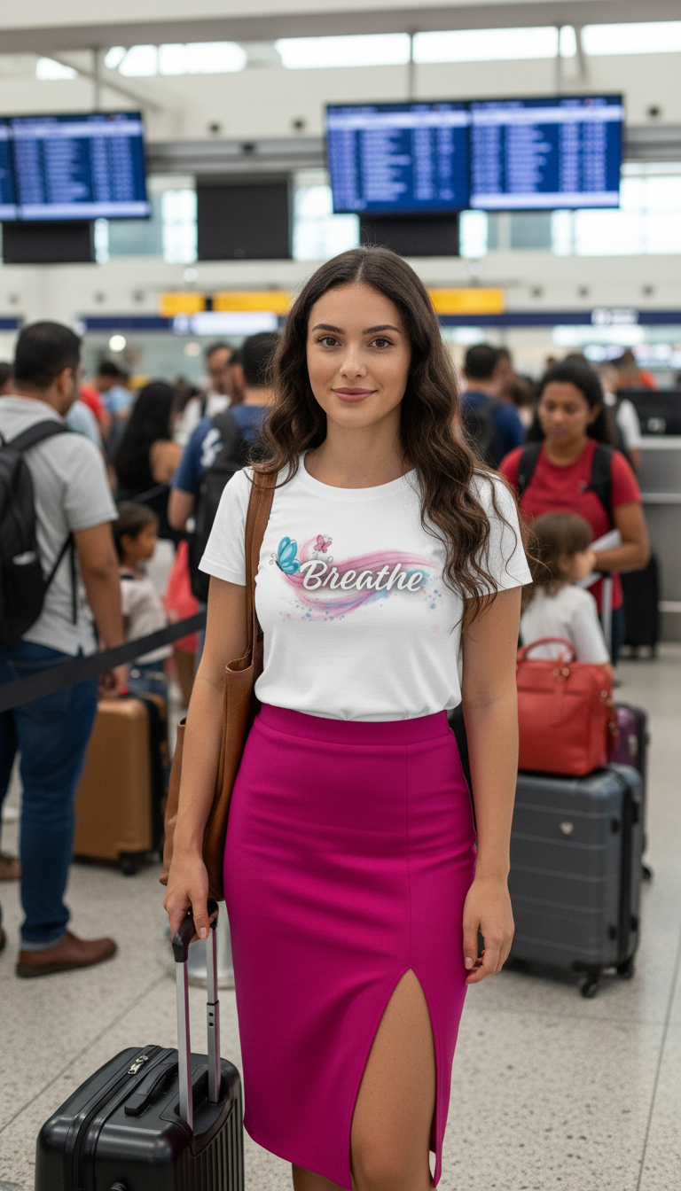 Camiseta para damas "Breathe"