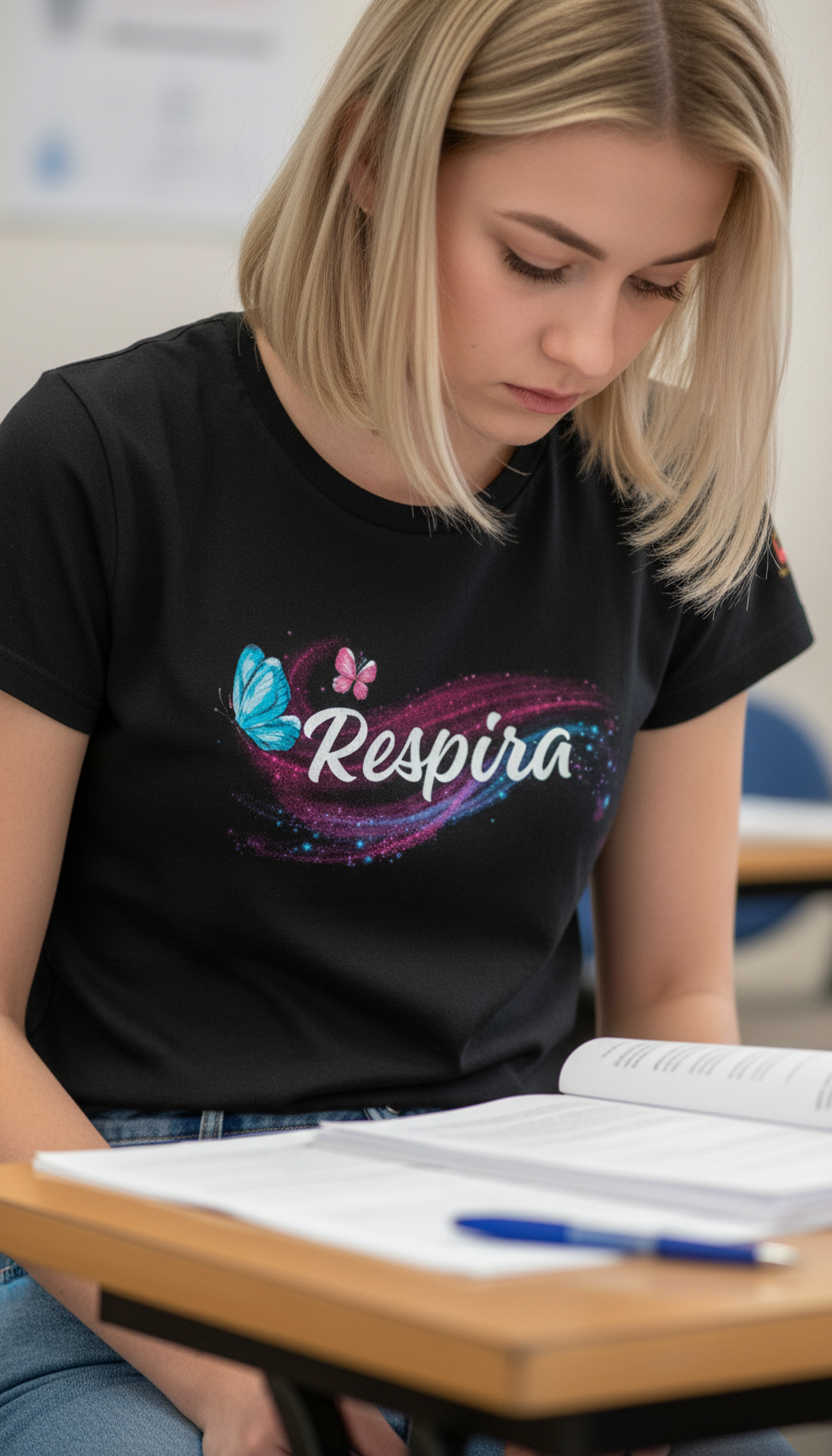 Camiseta para damas "Respira"