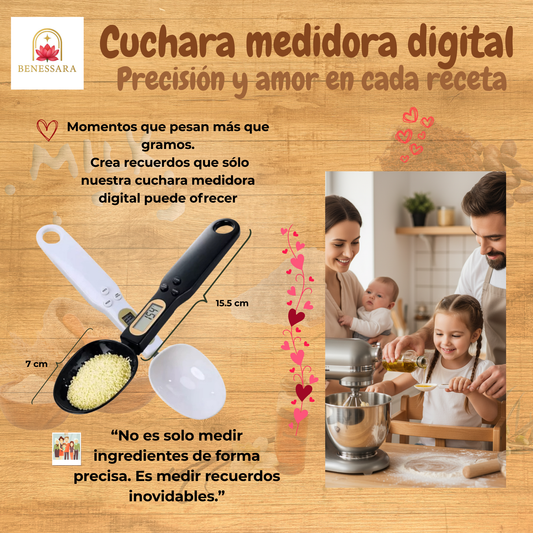 Cuchara Medidora Digital -Precisión y amor en cada receta-