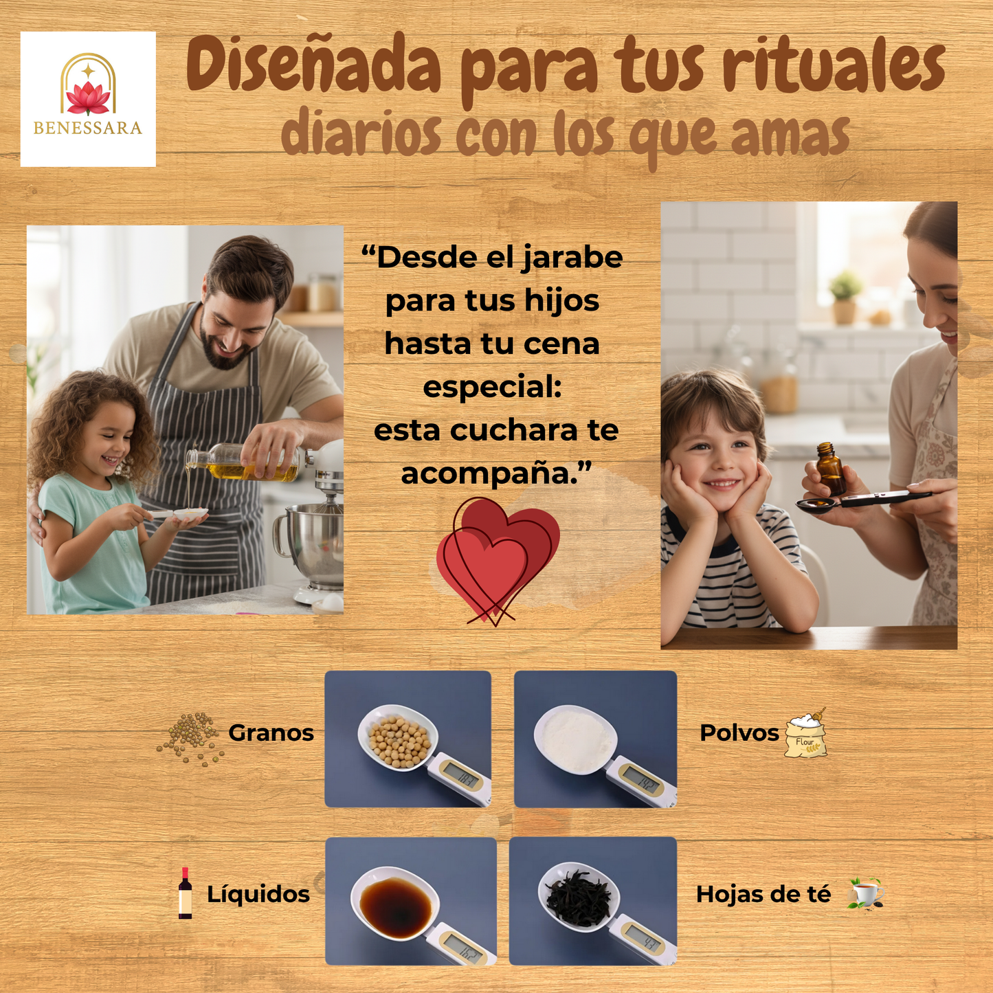 Cuchara Medidora Digital -Precisión y amor en cada receta-