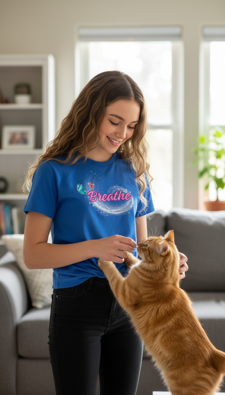 Camiseta para damas "Breathe"