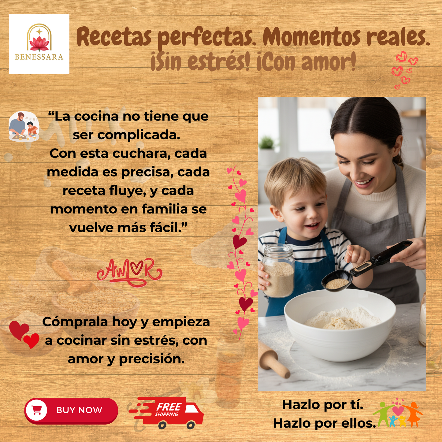 Cuchara Medidora Digital -Precisión y amor en cada receta-