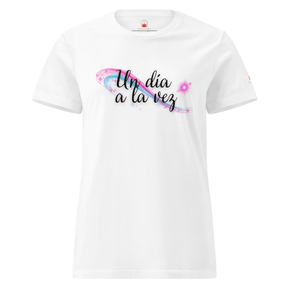 Camiseta pata damas "Un día a la vez"