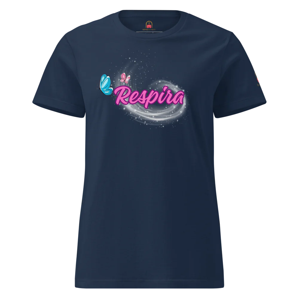 Camiseta para damas "Respira"