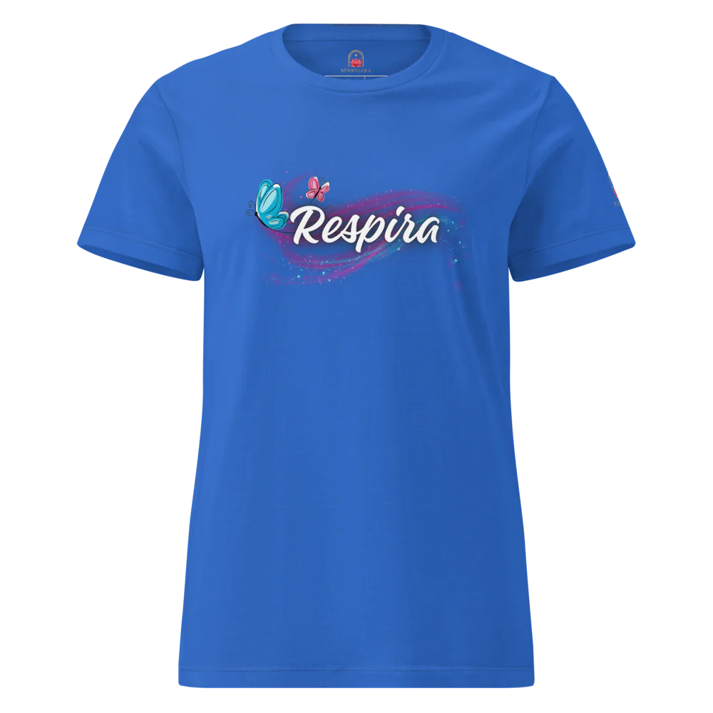 Camiseta para damas "Respira"