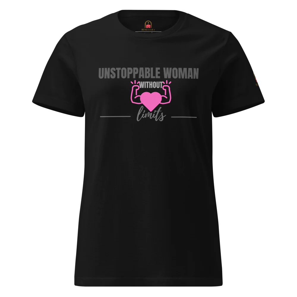 Camiseta para damas "Unstoppable woman without limits"