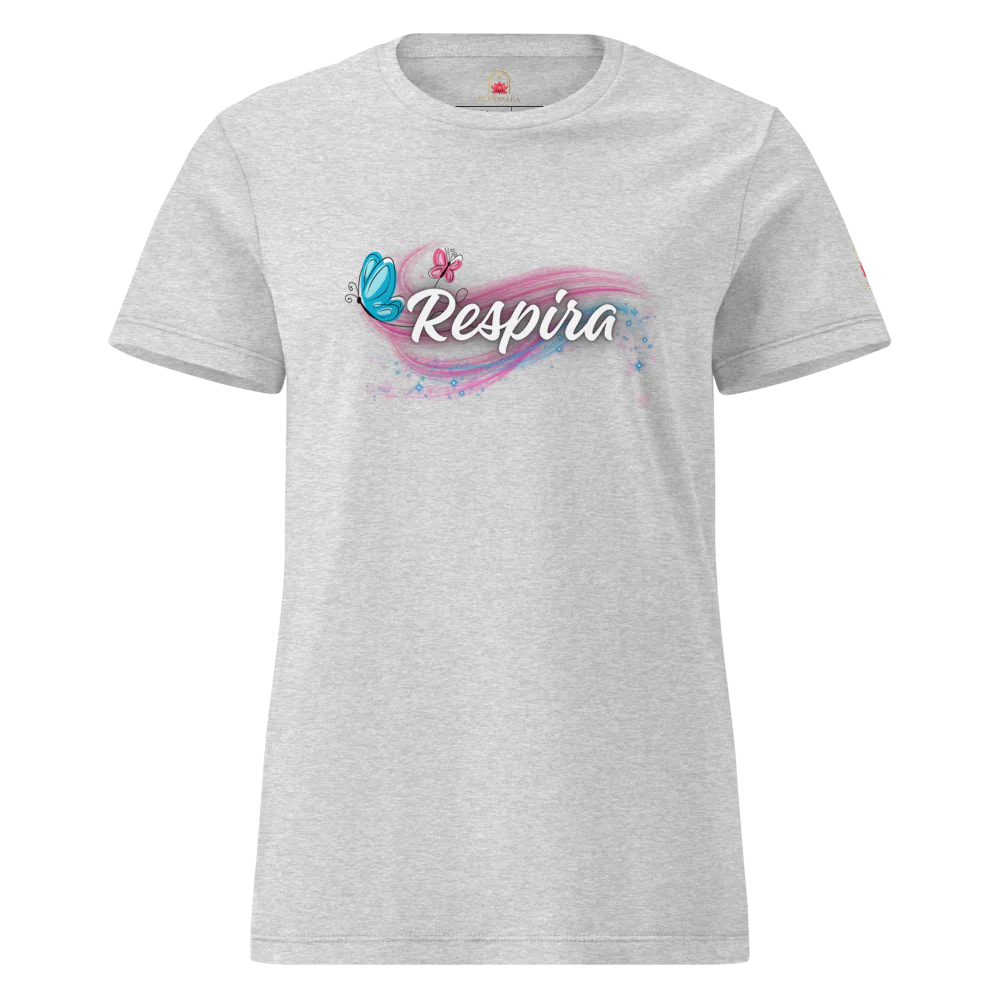 Camiseta para damas "Respira"