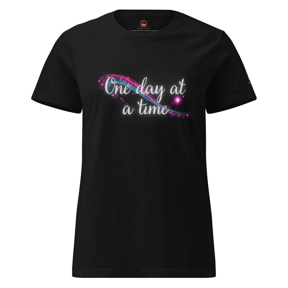 Camiseta para damas "One day at a time"