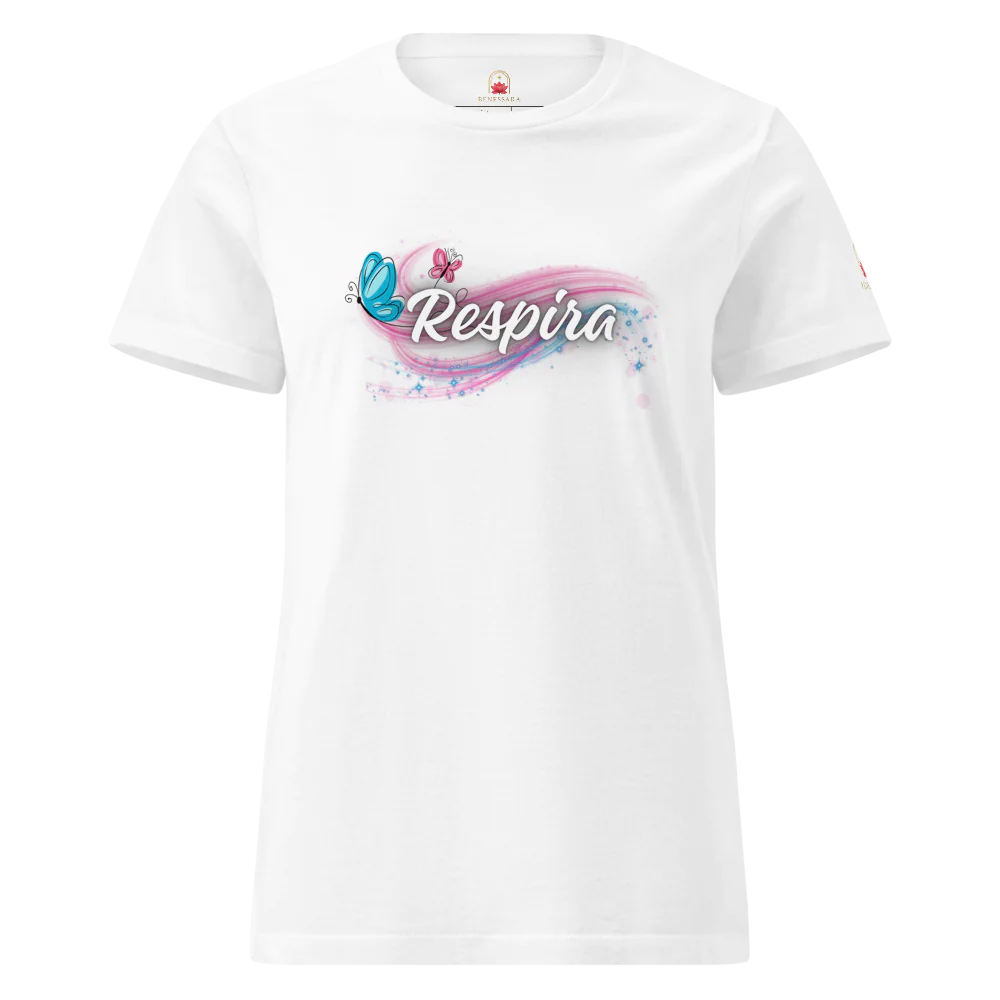 Camiseta para damas "Respira"