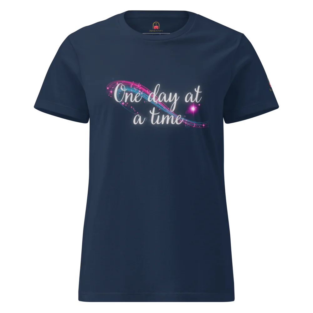 Camiseta para damas "One day at a time"